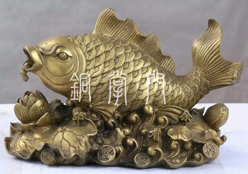 銅工藝品-年年有魚